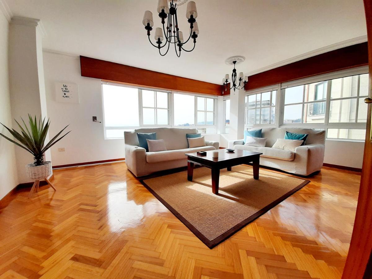 Piso Mirador Playa De Coroso Apartment Ribeira Luaran gambar