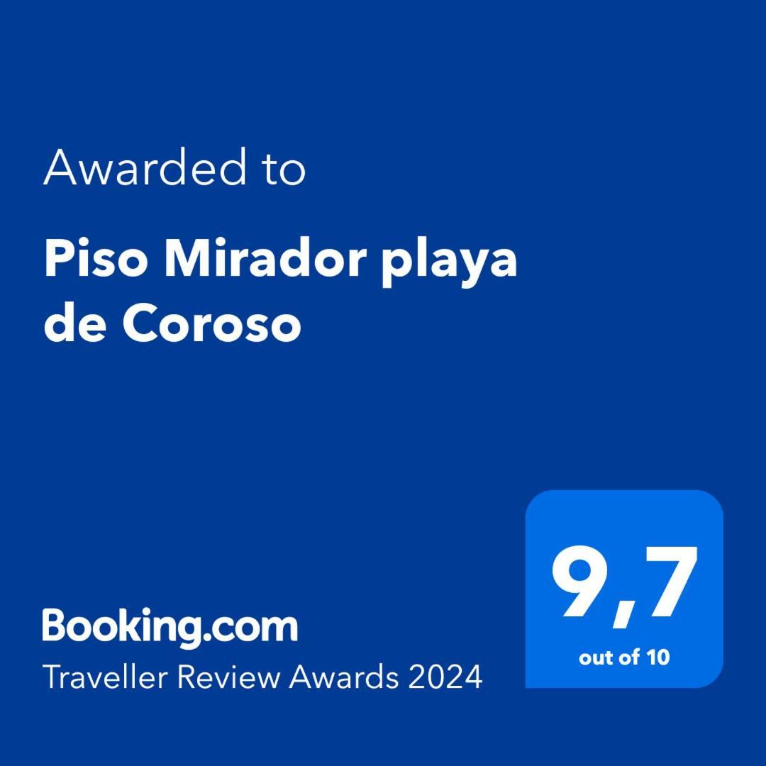 Piso Mirador Playa De Coroso Apartment Ribeira Luaran gambar